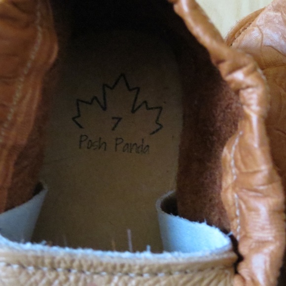 Posh Panda x Herr Wild Rags cowhide moccasins - Picture 3 of 6